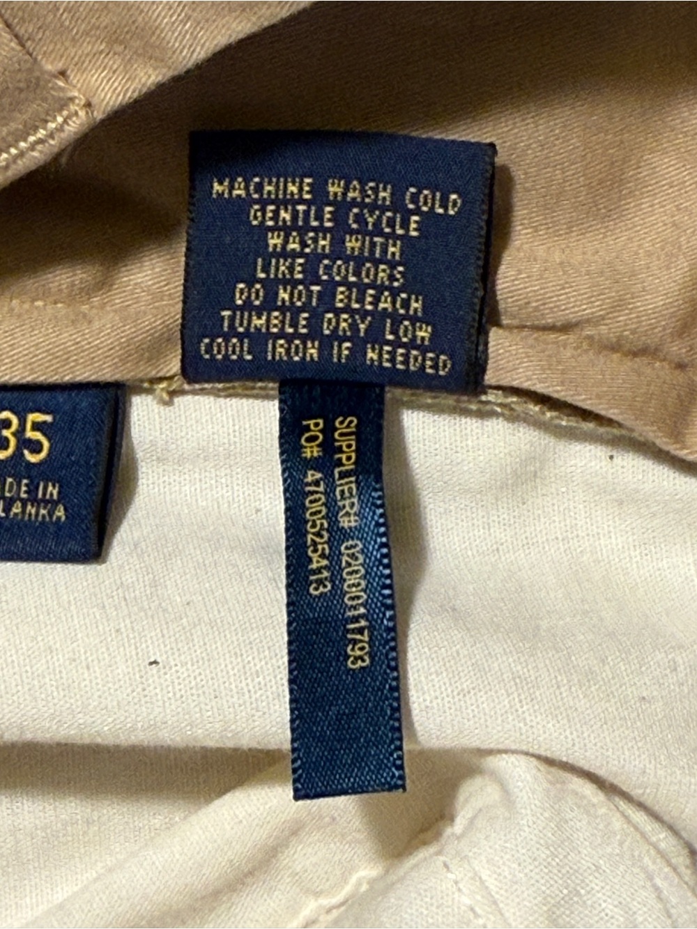Polo Ralph Lauren Men’s 35W Stretch Classic Fit 9” Khaki Shorts - Picture 13 of 13